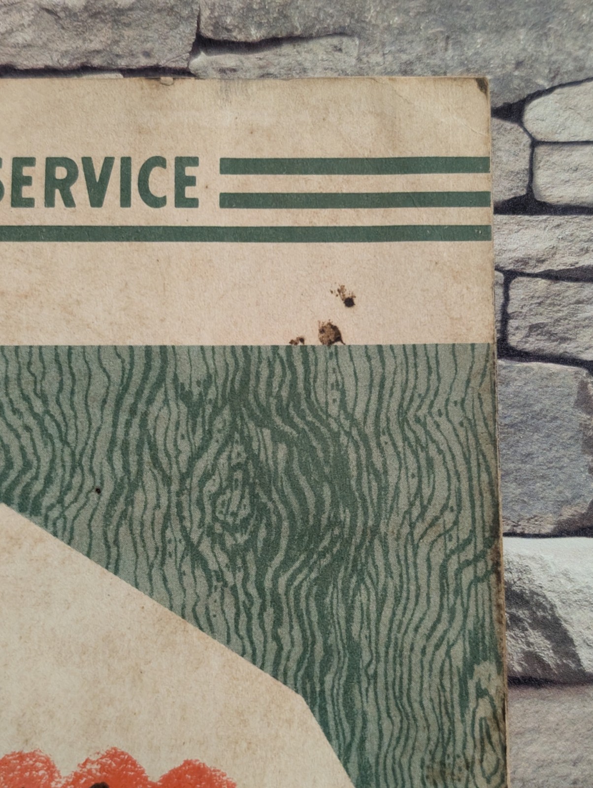 Vtg 1956 Farm Book & Almanac – Cities Service – 50s Tractor Gas Oil Agriculture