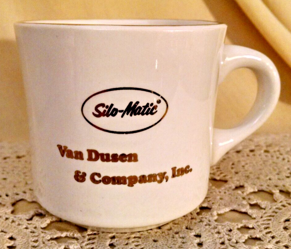 SILO-MATIC MUG VAN DUSEN ARIZONA 1980 INTL SILO CONVENTION GC SHAFER 24K GOLD.