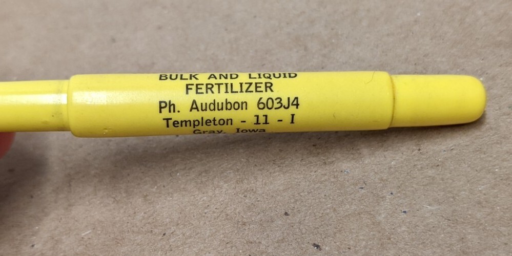 Vintage King & Scott Trucking Combining Audubon Templeton Gray Iowa Bullet Pen