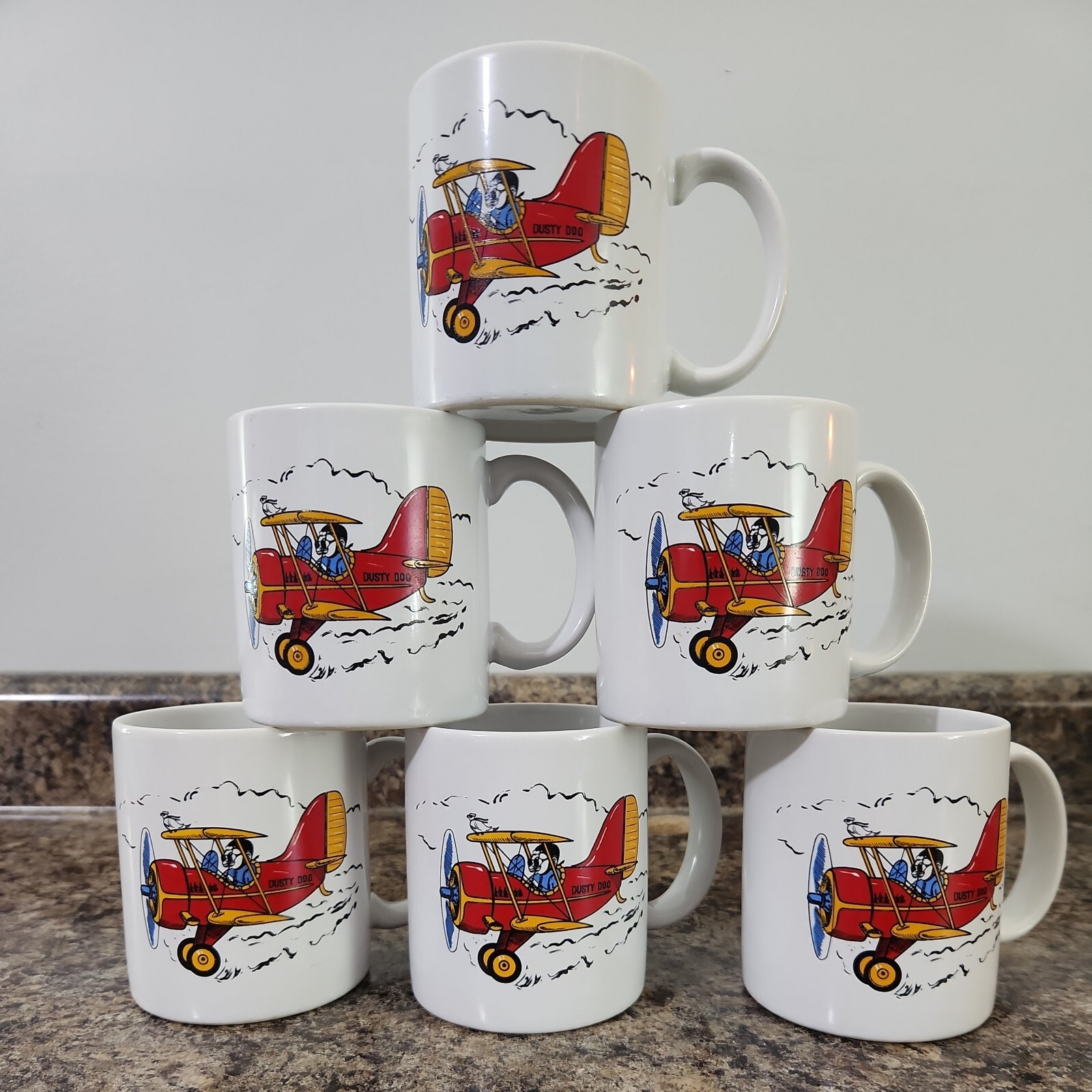 NAAA Agricultural Aviation 1991 Coffee Mug Cup Monsanto Crop Dusting Airplane