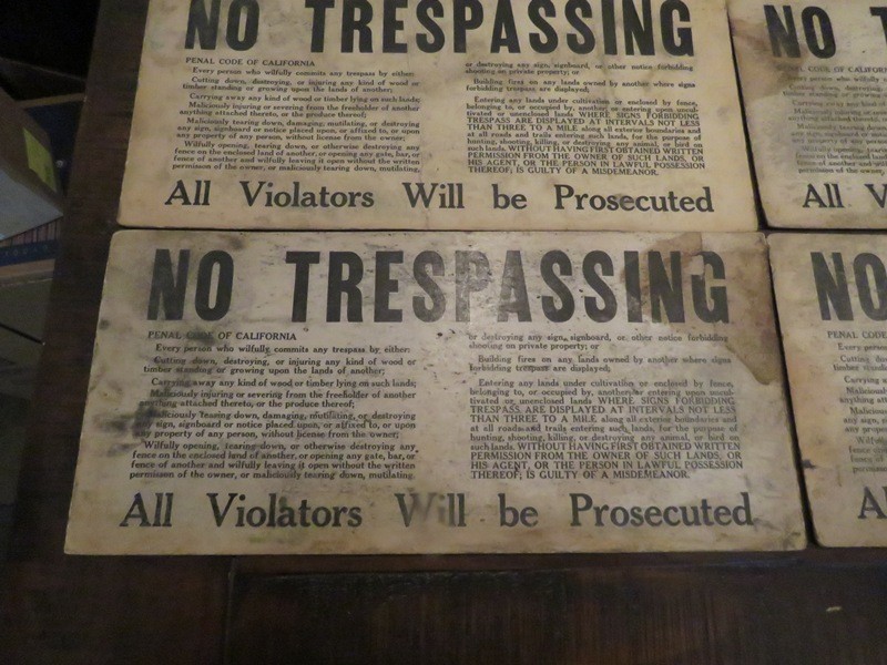 2 California Cultivator Farm Protective Serice Signs & 4 No trespassing signs