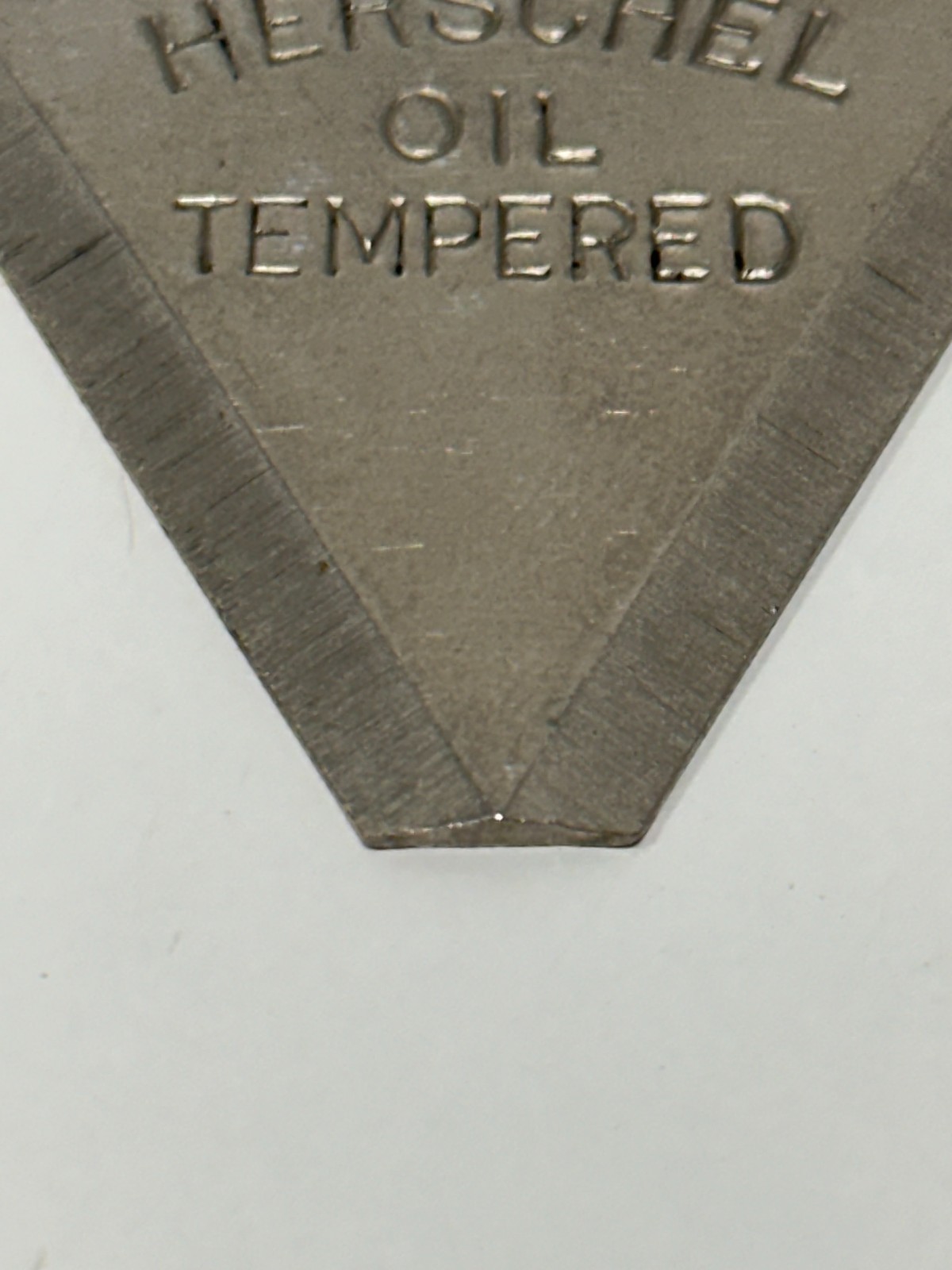 Vtg 1960&rsquo;s Advertising Key Fob Herschel Oil Tempered Sickle mower collectible