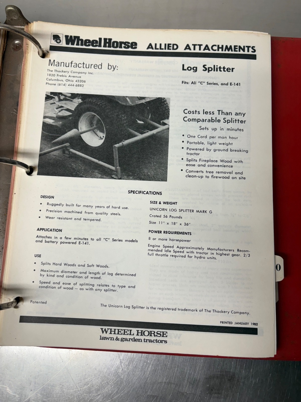 VIntage Wheel Horse Dealer Sales Guide Manual Attachment Guides & Brochures