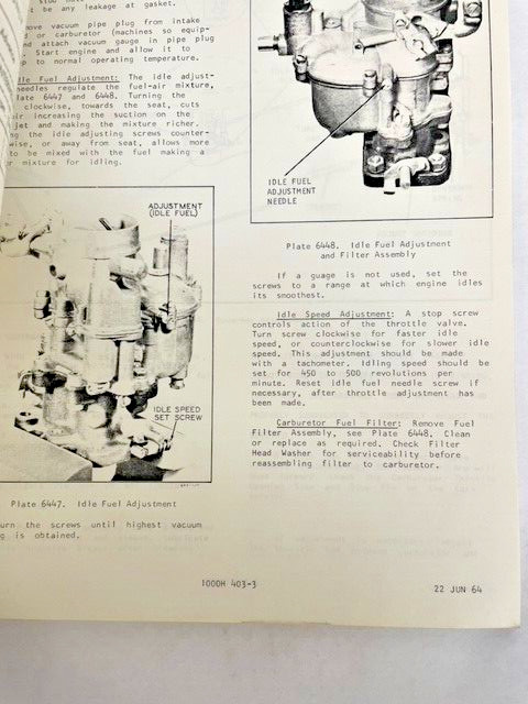 CLARK OPERATIONS MANUAL 1960S-1970S /0-153