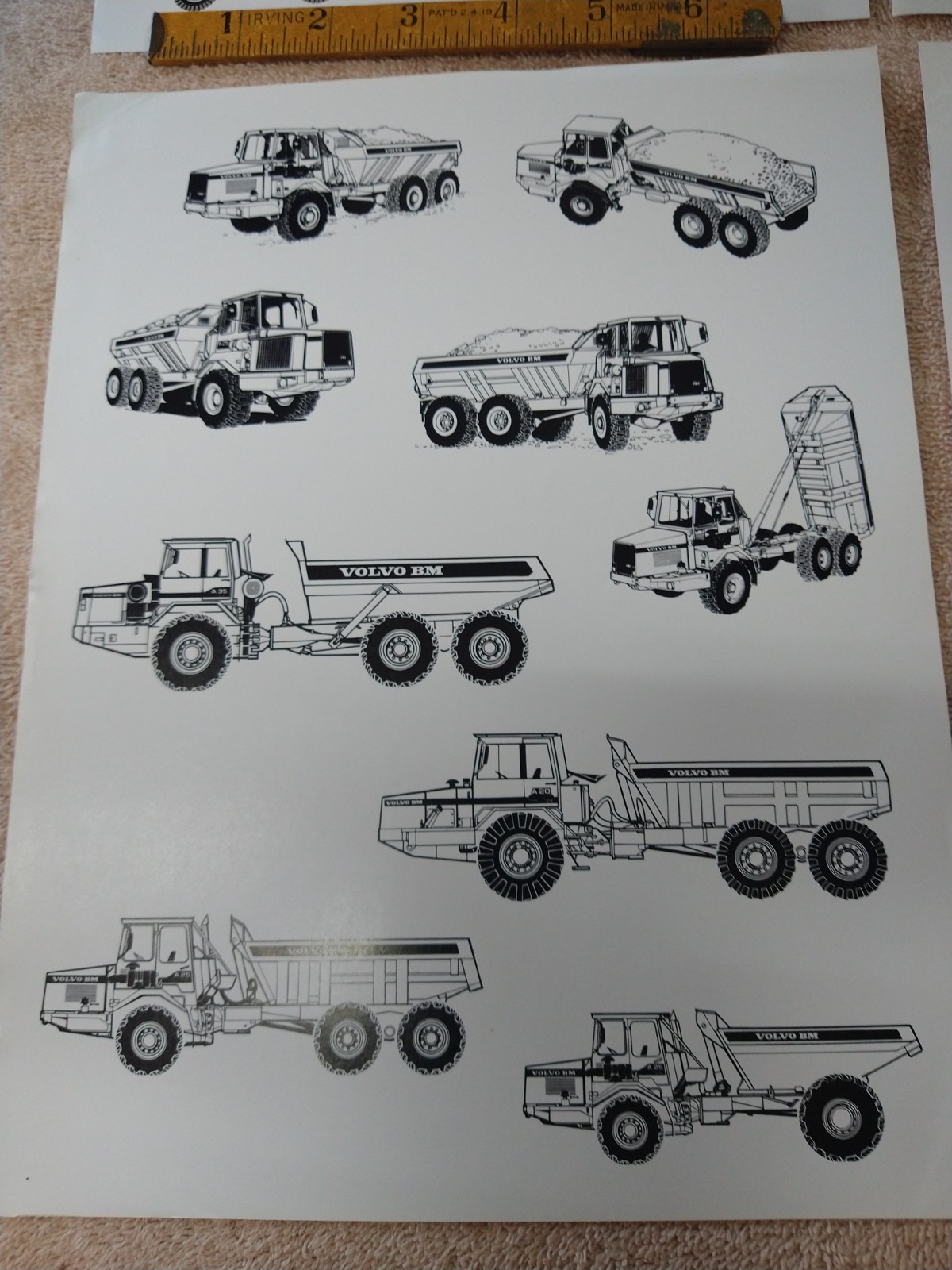 -Vintage- VME Promo Materials Volvo BM Michigan Euclid