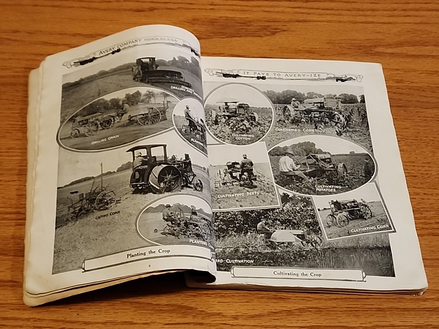 1921 Avery Engine Thrasher Tractor Dealer Catalog Brochure Peoria IL 96 Pages