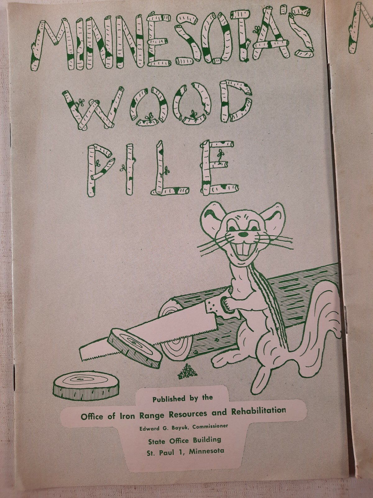 Logging Farm Wood Crops Farmers Bulletin 2090. 2 Minnesota wood pile pamphlets