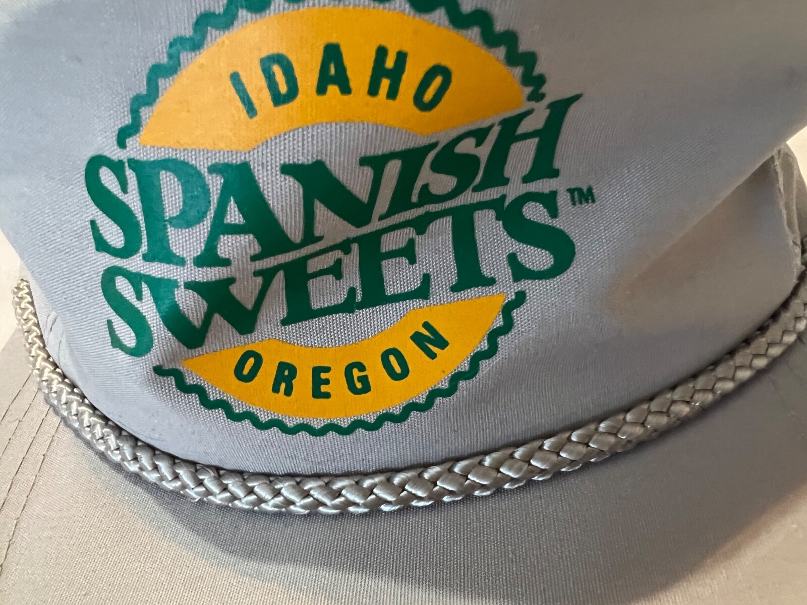 Vintage Spanish Sweets Idaho Oregon Onion Farm Baseball Hat Cap