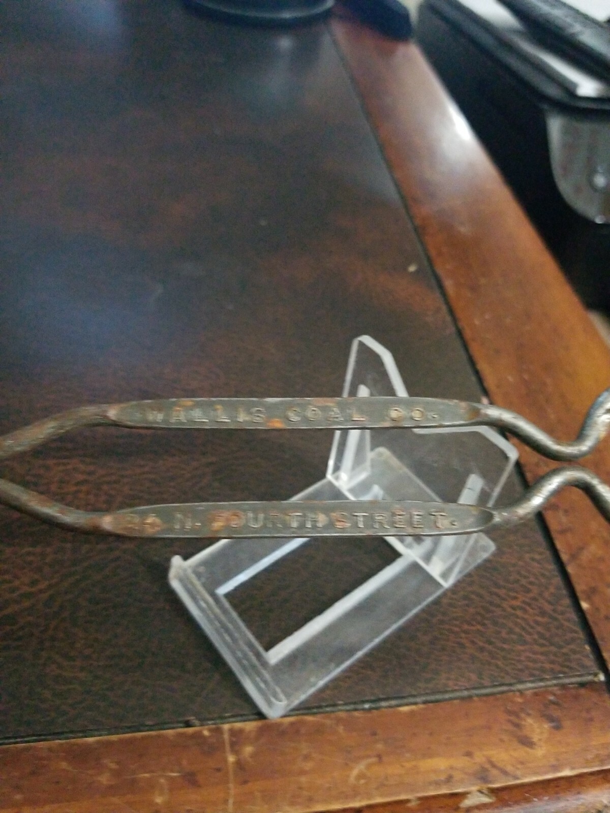 Vintage 1914 Wallis Coal.co. 24 N. Fourth St Kitchen Spoon