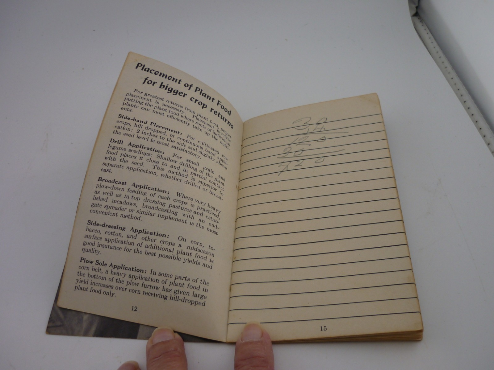 1955 Swift&rsquo;s Red Steer Memo Book Farm Advertising Fertilizer Calendar