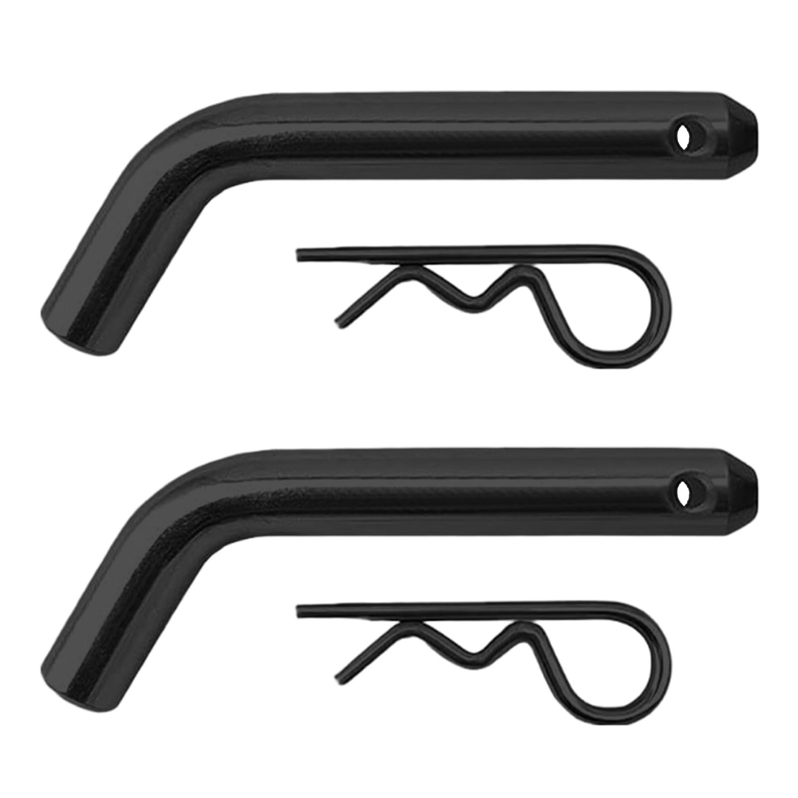 xamily 5/8&Prime; Trailer Hitch Pin Clip Black 2 Packs