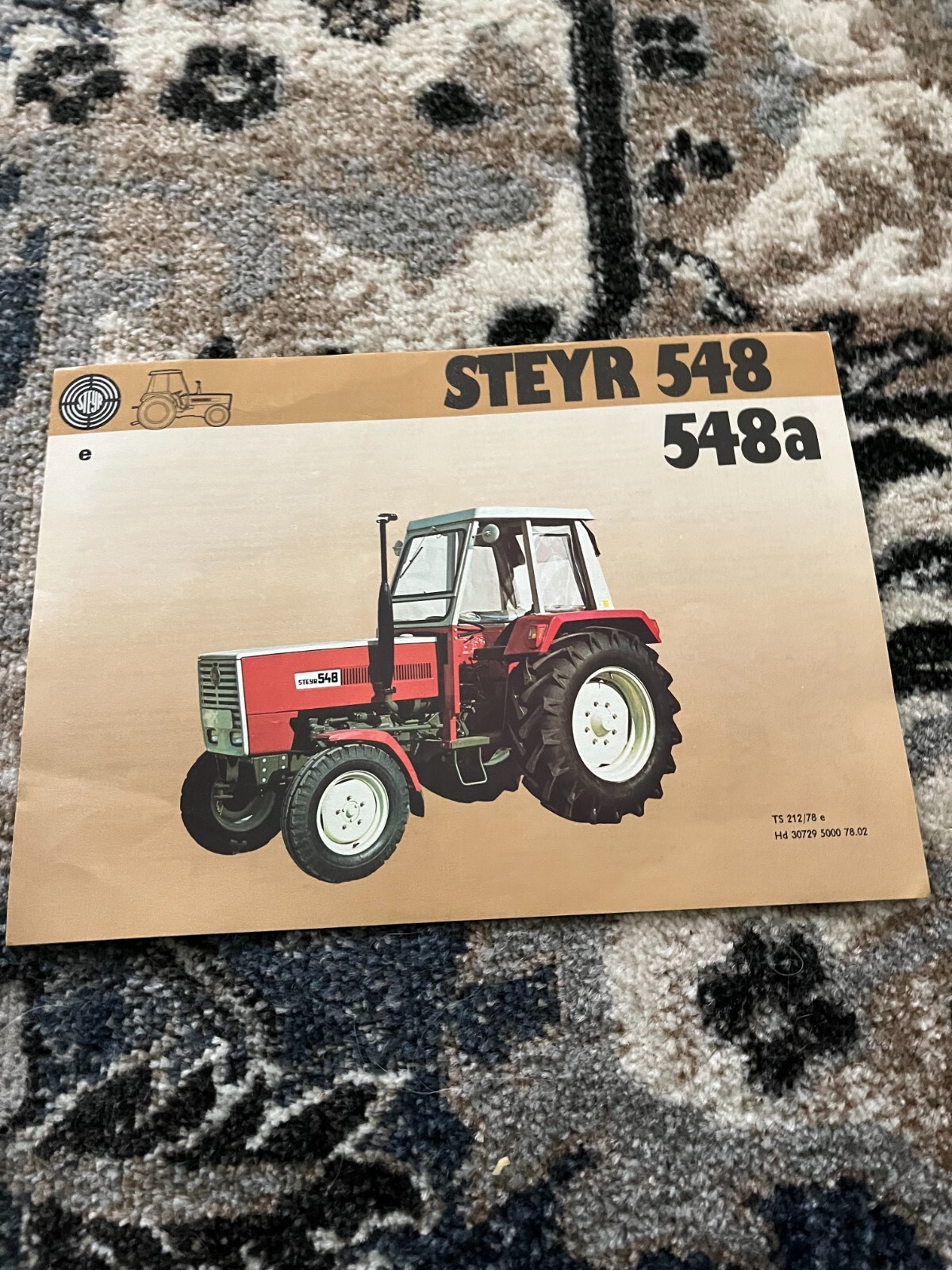 Steyr 548 548A Tractor Brochure FCCA