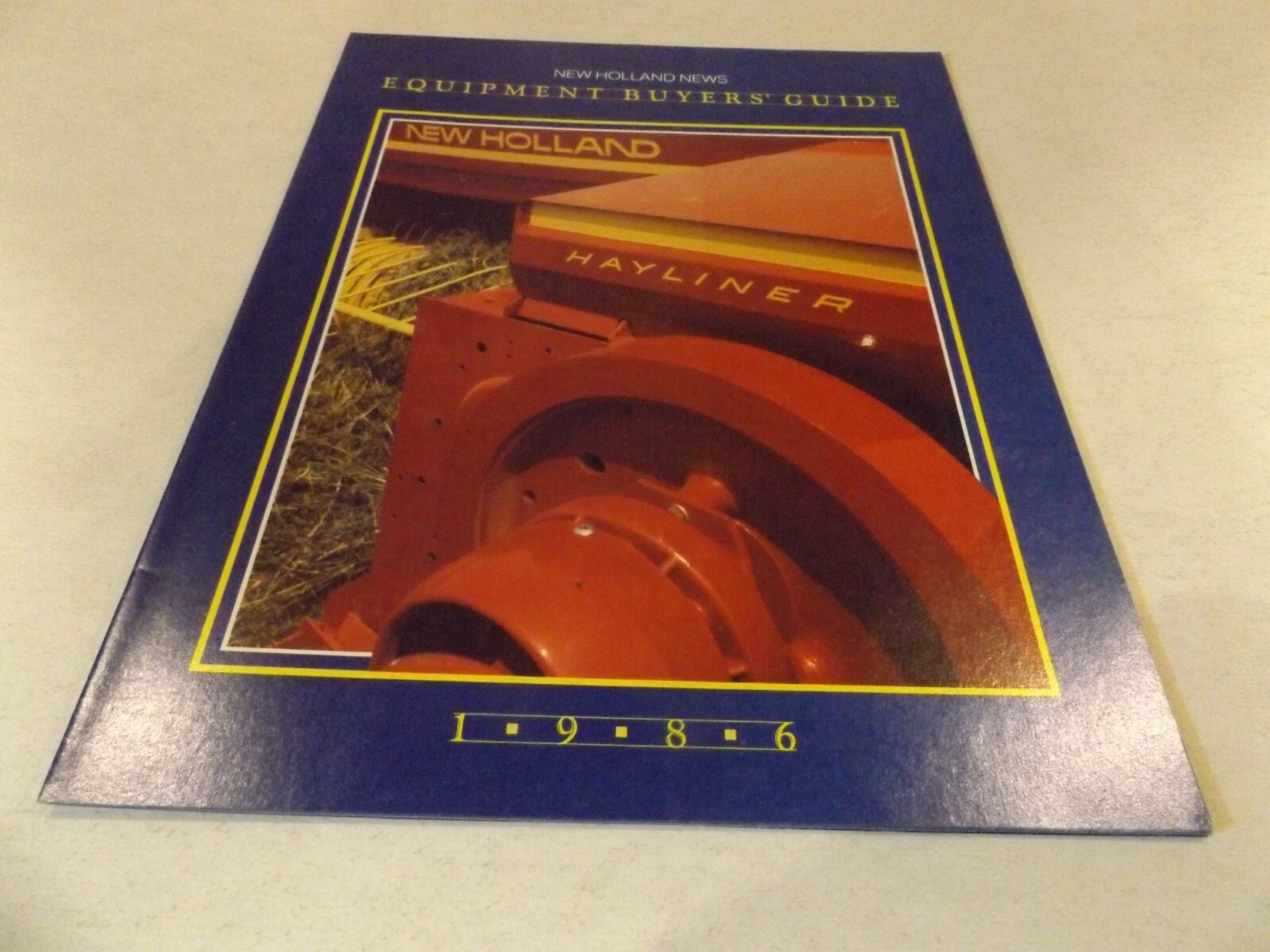 SPERRY NEW HOLLAND NEWS EQUIPMENT BUYER&rsquo;S GUIDE 1986, LIT # 6175164