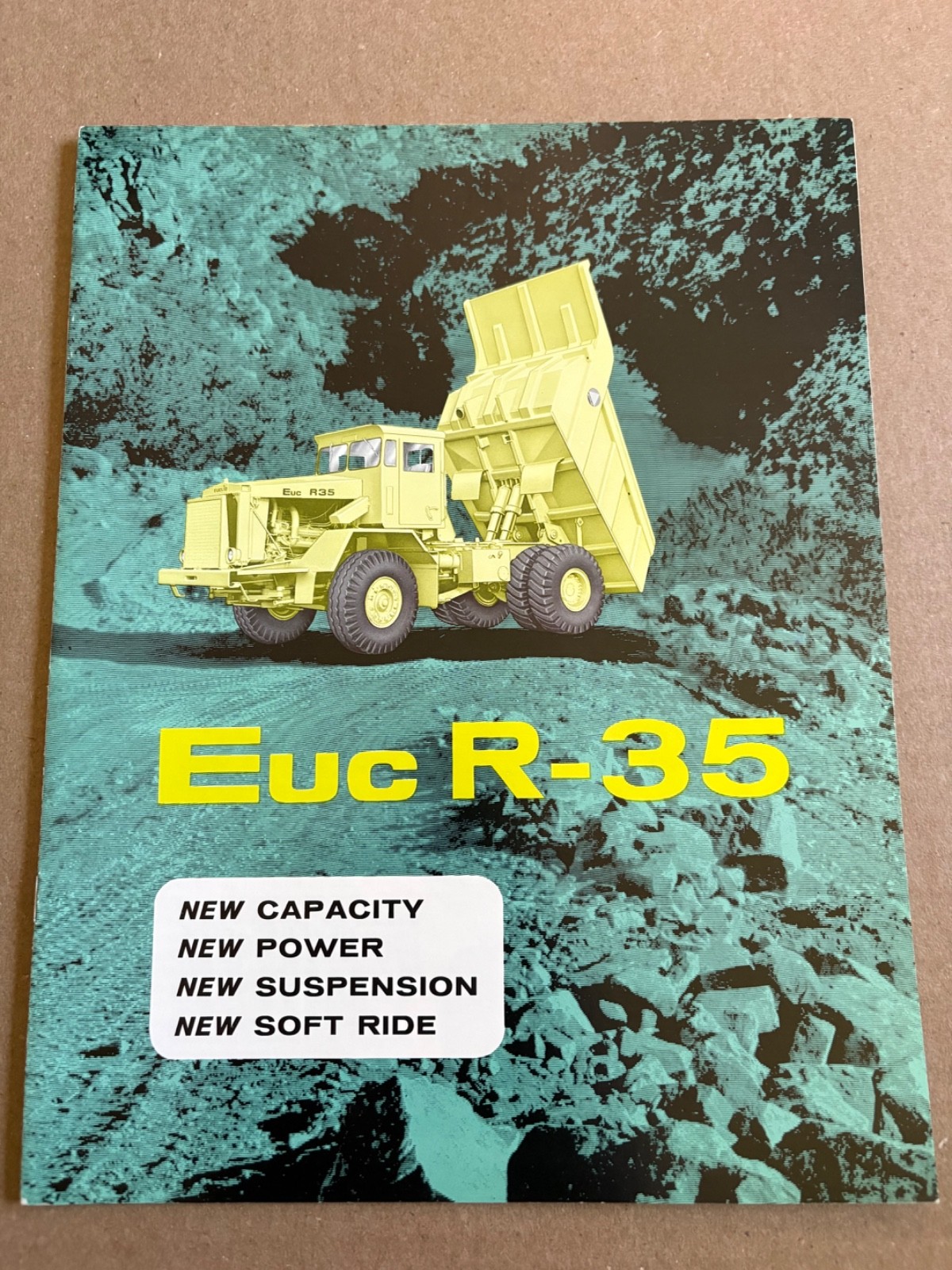 Vintage Euclid R-35 Dump Truck Sales Brochure