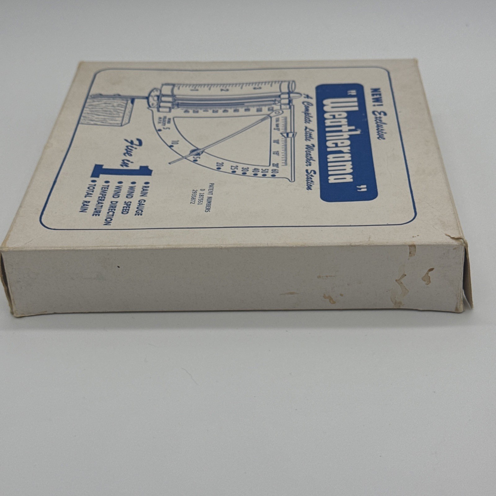 VINTAGE Weatherama 5-in-1 Weather Station NOS NIB Kensington KSCo-op Henry Field