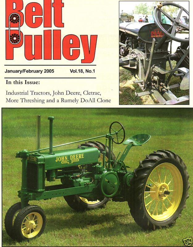 5/8 Scale Rumely DoAll Tractor, Krit Automobile, Navy Bean Farming in Michigan