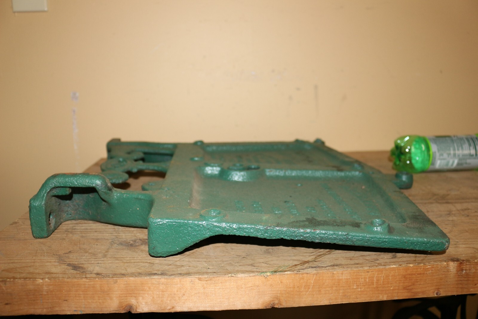 Antique Superior Grain Drill Corn Seed Planter Box End Cast Iron Farm Sign