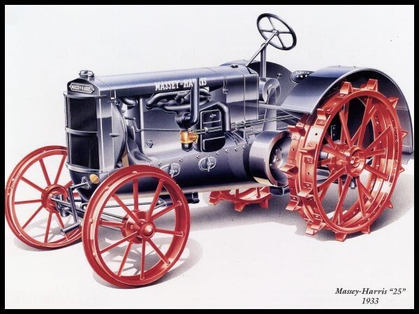 1933 Massey Harris Model 25 Tractor NEW METAL SIGN: 9×12&Prime; & Free Shipping