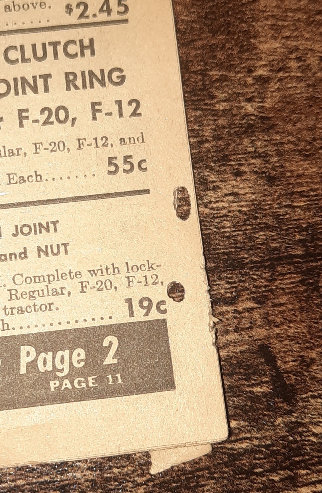Tractor Supply Co. Guaranteed New Parts 1942 Order Guide IHC Fordson Hart-Parr