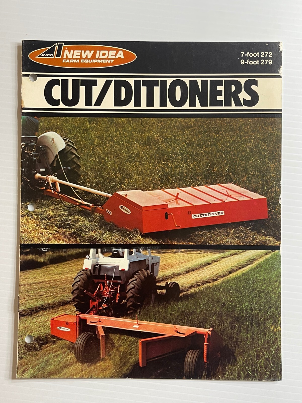 New Idea – Cut / Ditioners Sales Brochure (Original Brochure) *1970s*