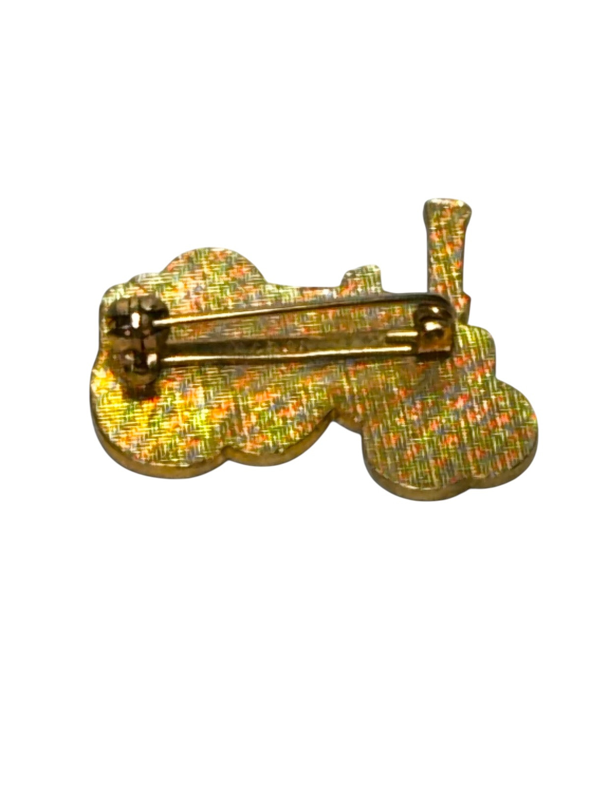 Vintage Fowler Ploughing Engine Traction Engine Steam Enamel Pin