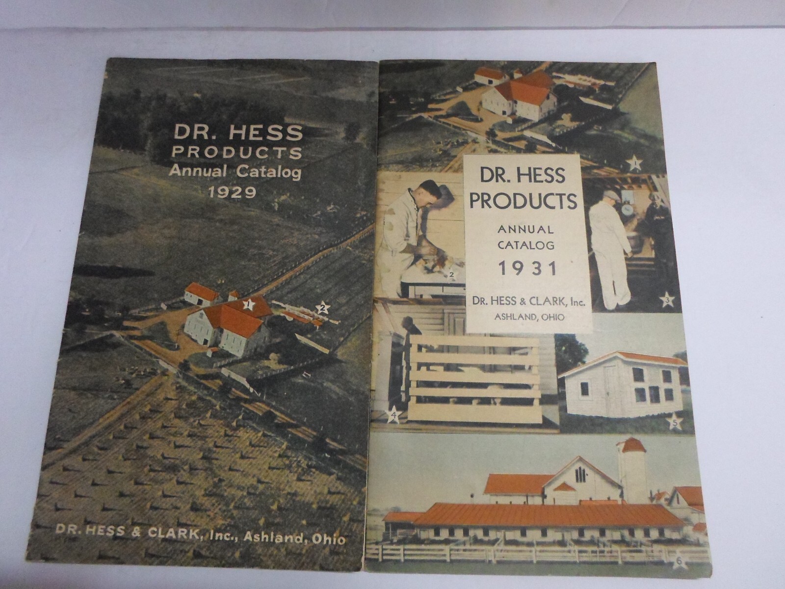 Dr Hess Products 1929 and 1931 Catalog Ashland Ohio