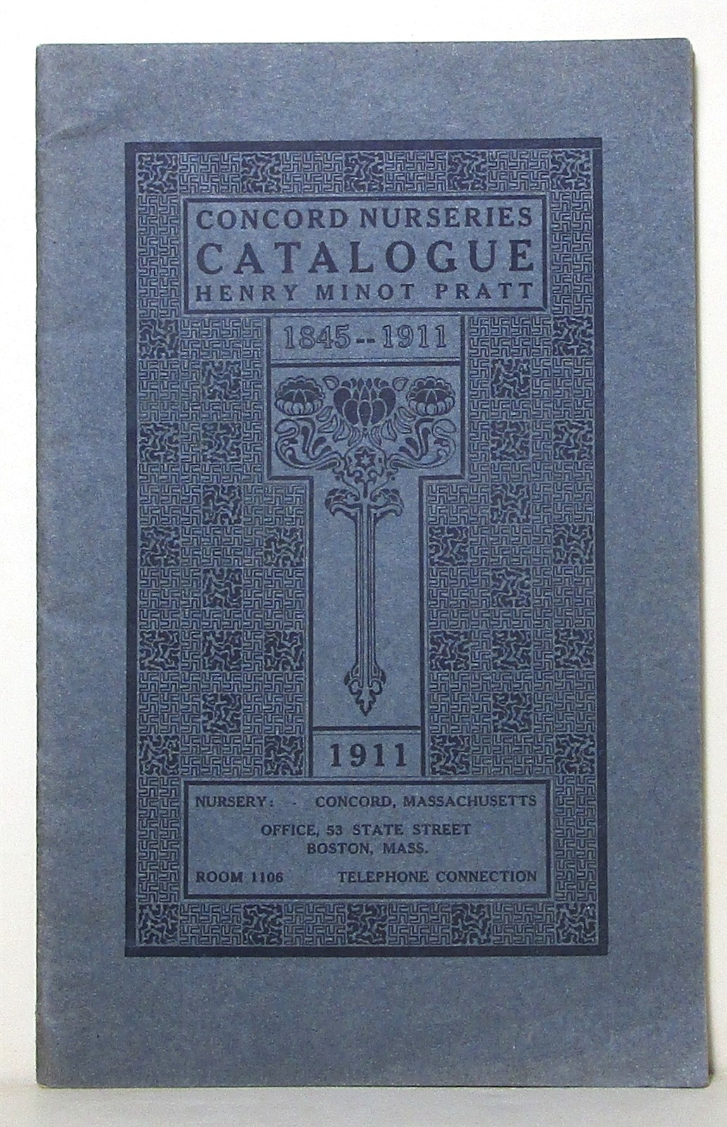 Henry Minot Pratt Concord Nurseries catalog, Massachusetts