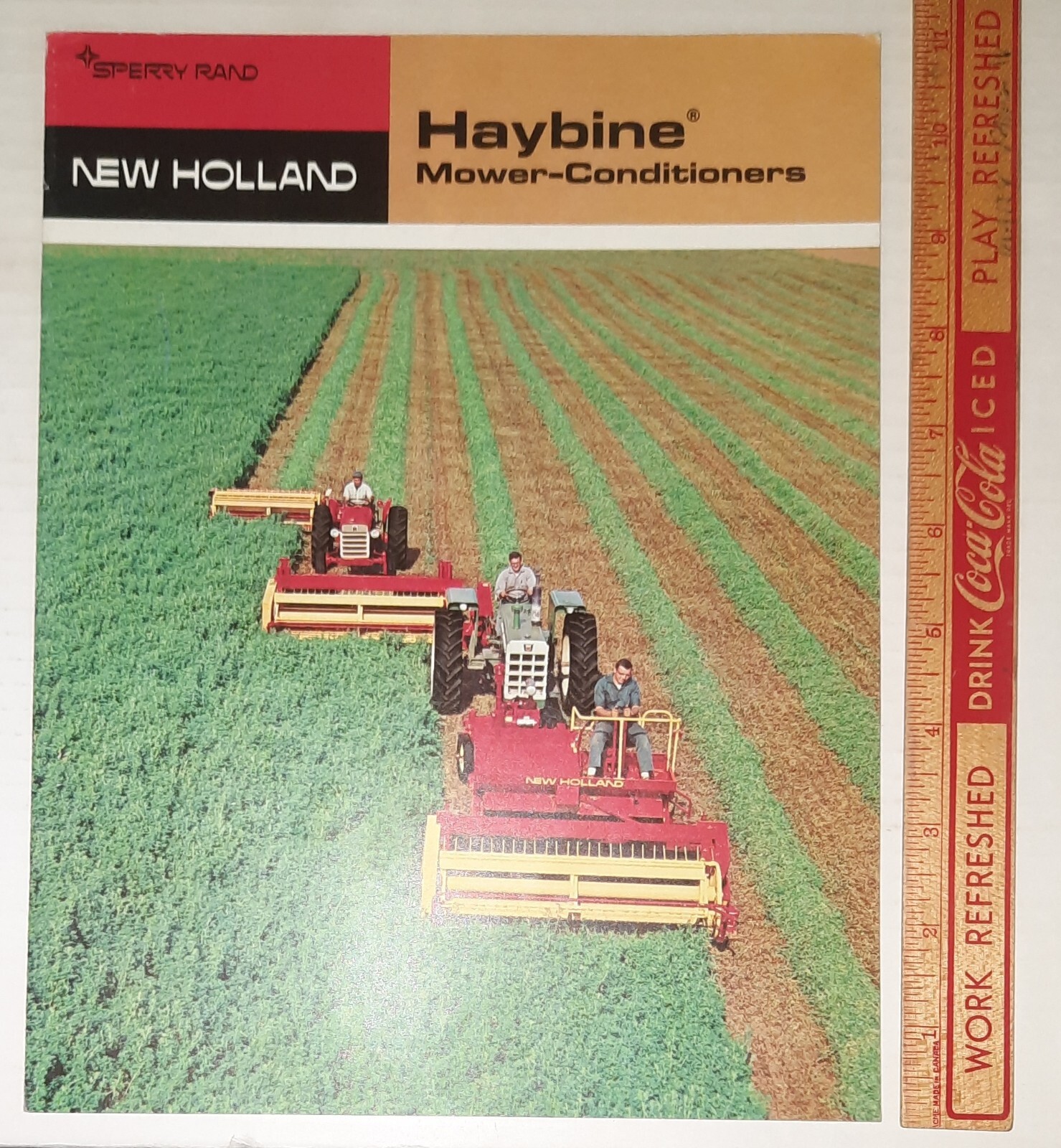 Sperry Rand New Holland Haybine Mower-Conditioners Vintage Brochure 1970s