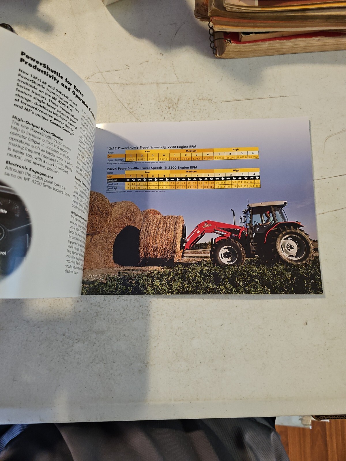 2001 MASSEY FERGUSON 4200 Series Tractors Sales Brochure
