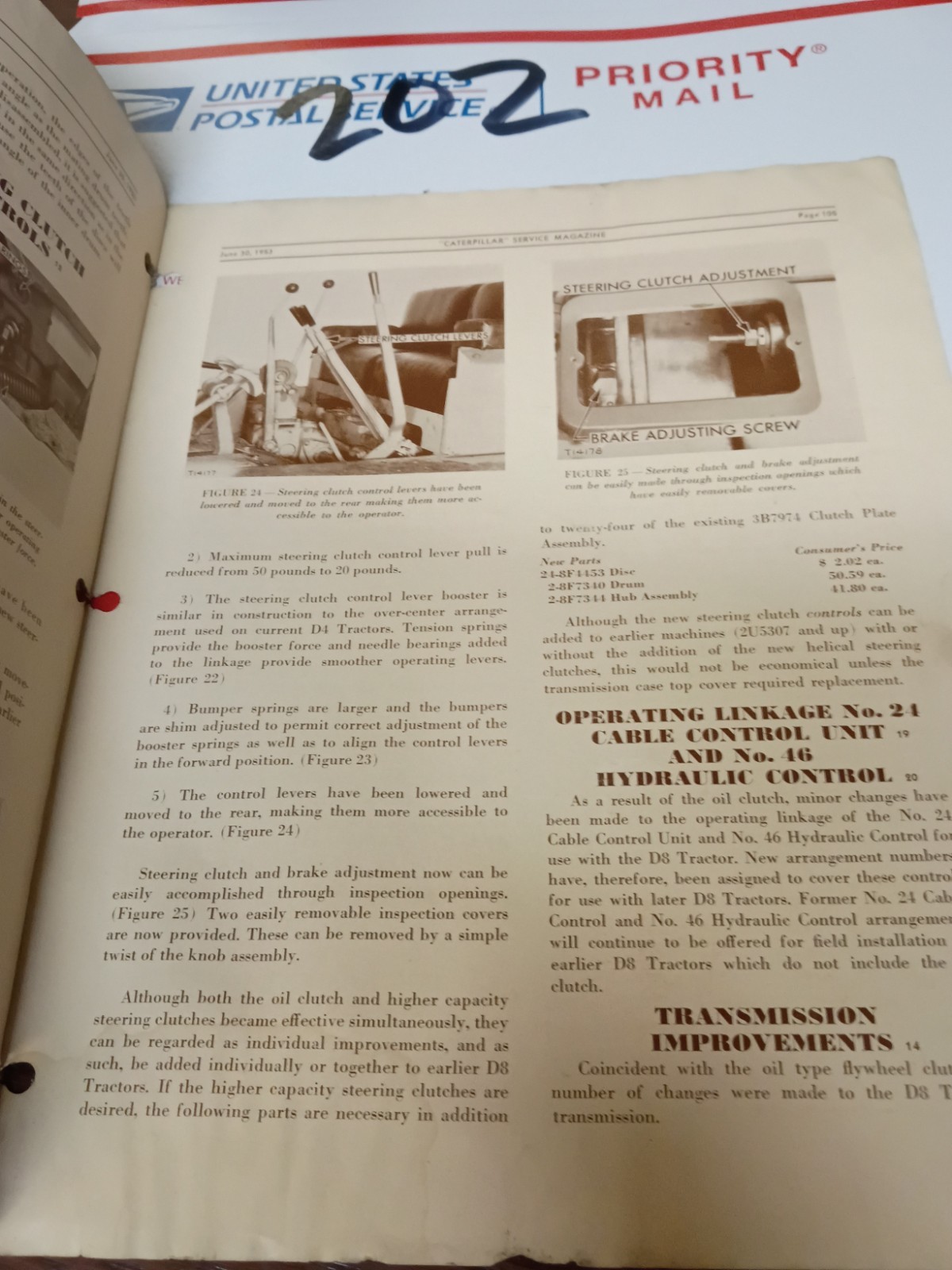 1953 Caterpillar Service Magazine