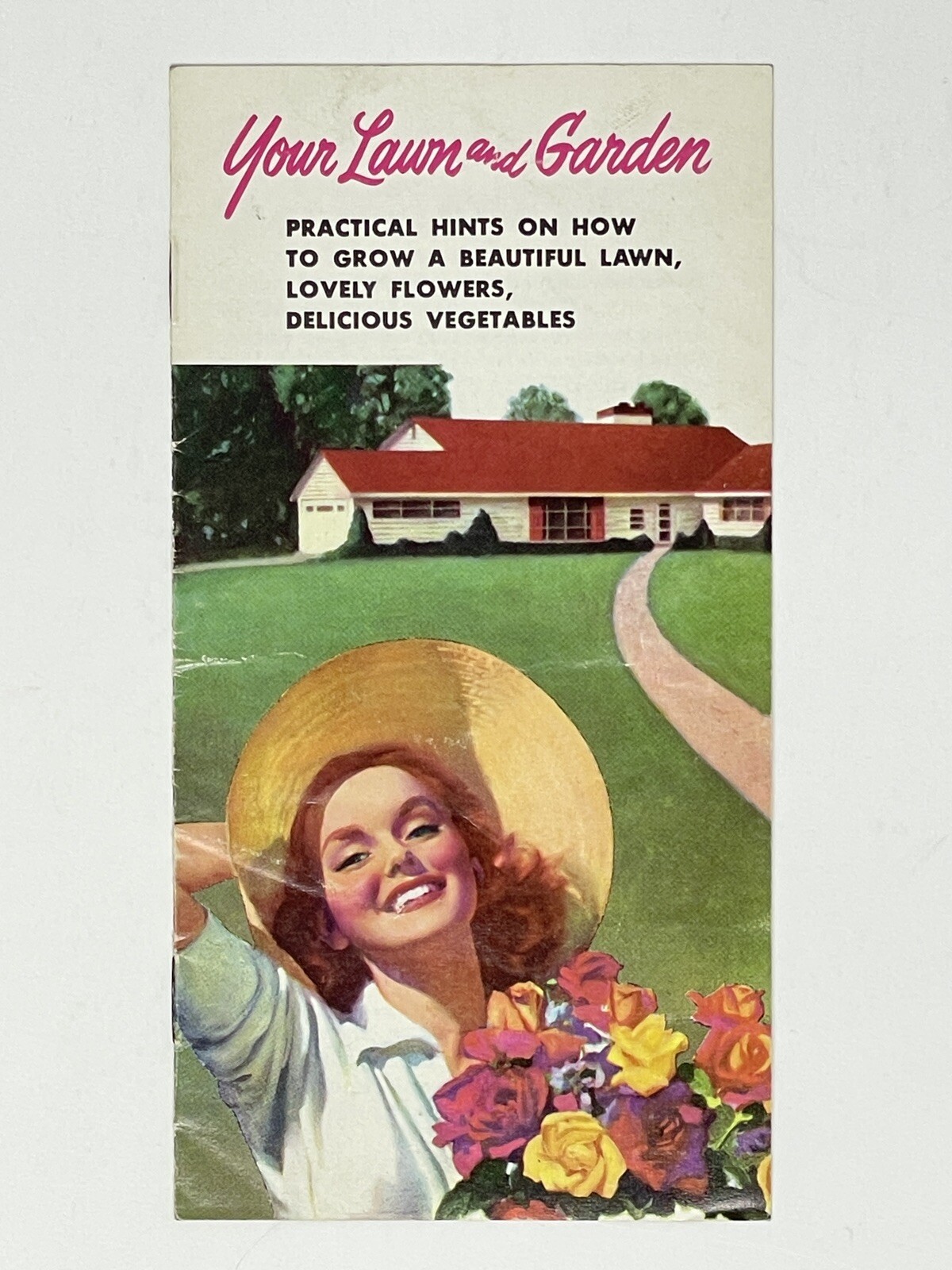 Beautiful 1940s Agrico Fertilizer Brochure – Lawn & Garden – Bold Color