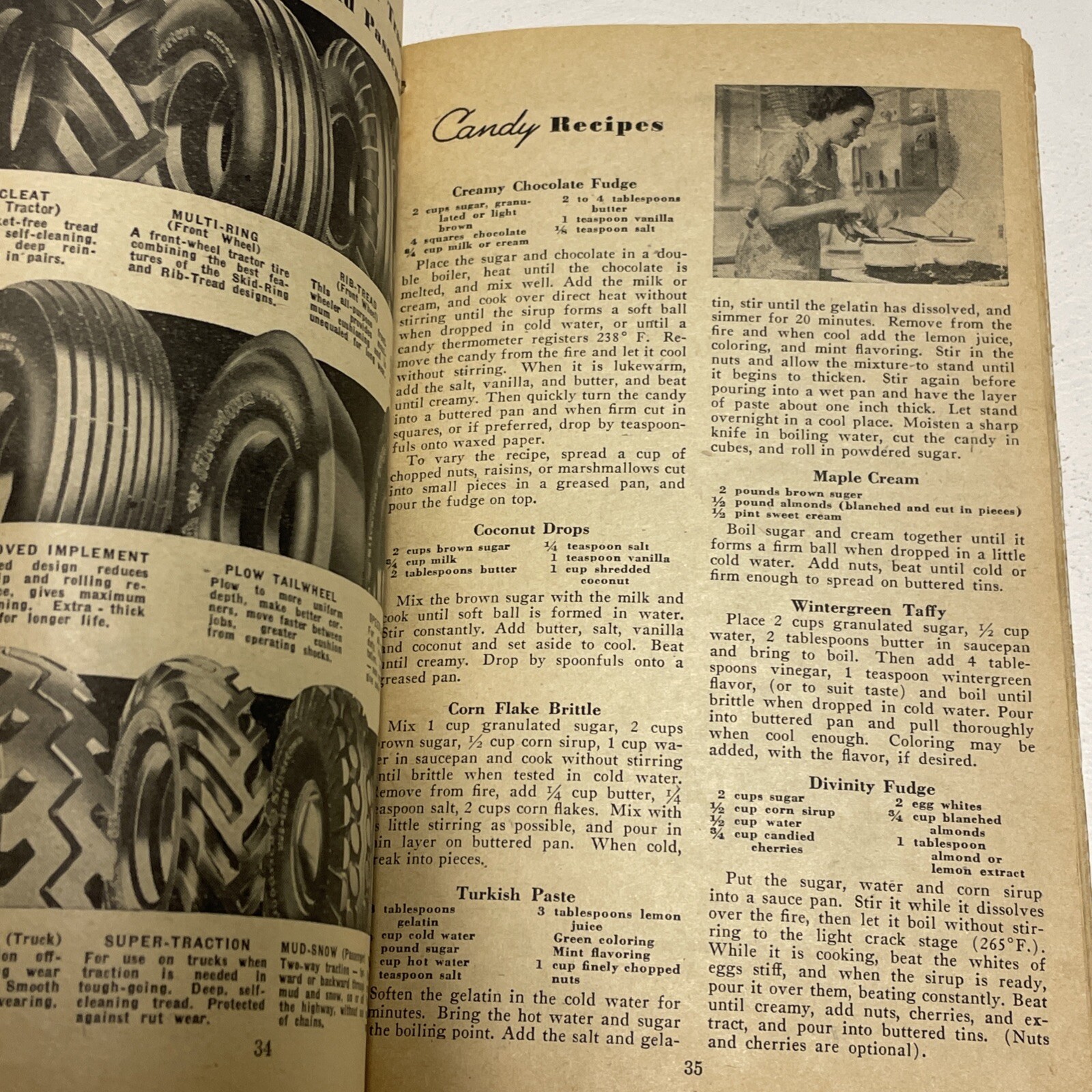1945 B F Goodrich Farmer’s Handbook And Almanac Booklet Sn28320