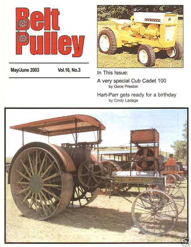 Hart Parr #3, Cub Cadet 100, Flour City Tractor, Farmall F-12, Crosley Farm-Road