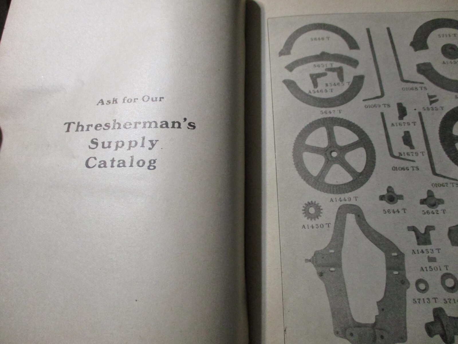 Case Threshing Machines Repair Parts Price List 1908