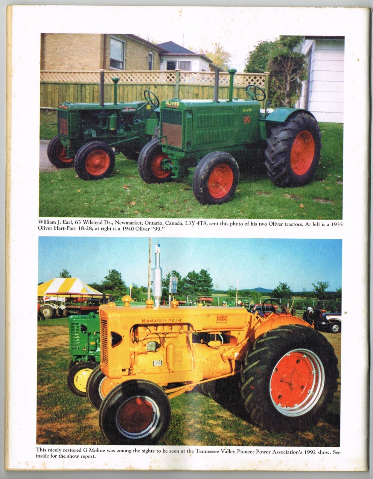 The GAS ENGINE magazine September 1993, Leader Iron Works, 3HP Samson