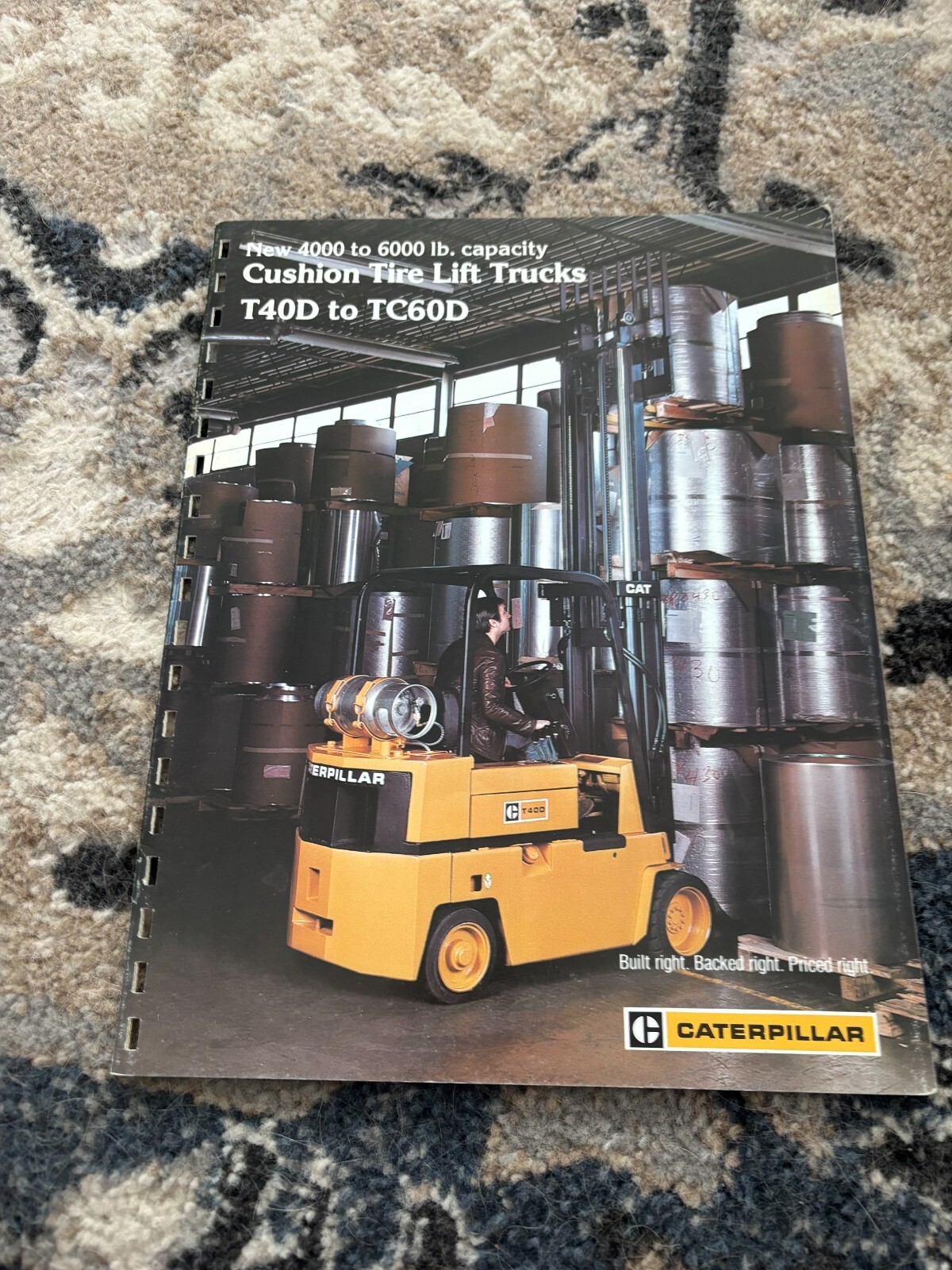Caterpillar CAT T40D T50D TC60D Lift Trucks Brochure FCCA25