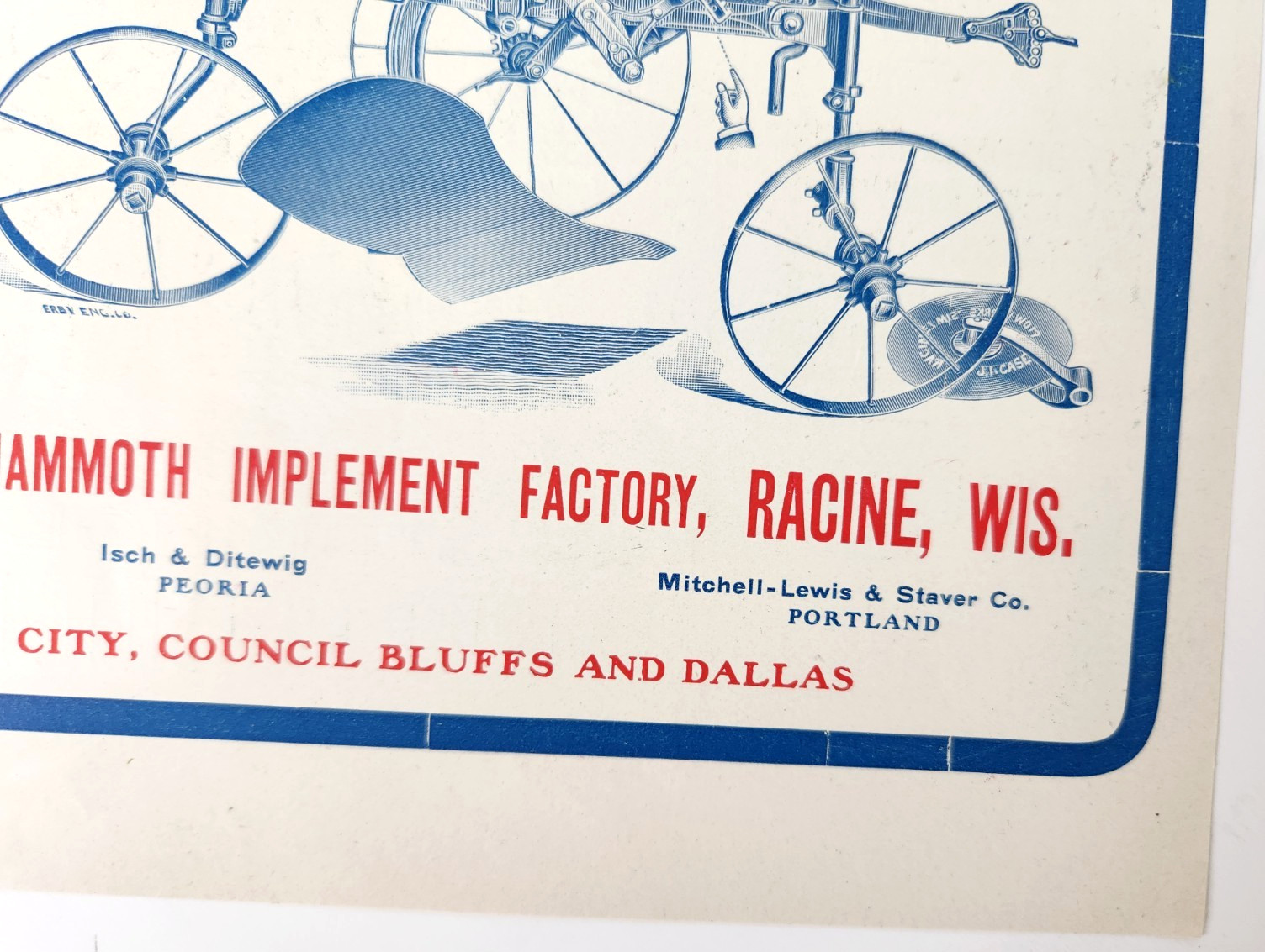 Milwaukee Deering Int Harvester Farming Santa Equipment 1903 Magazine Print Ad