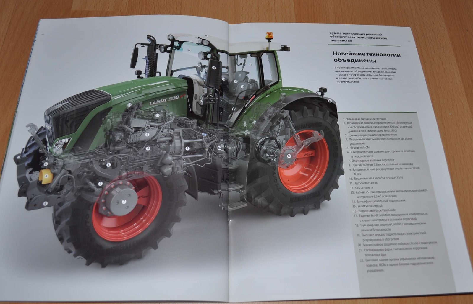 Fendt 900 Vario Tractor Agricultural Brochure Prospekt