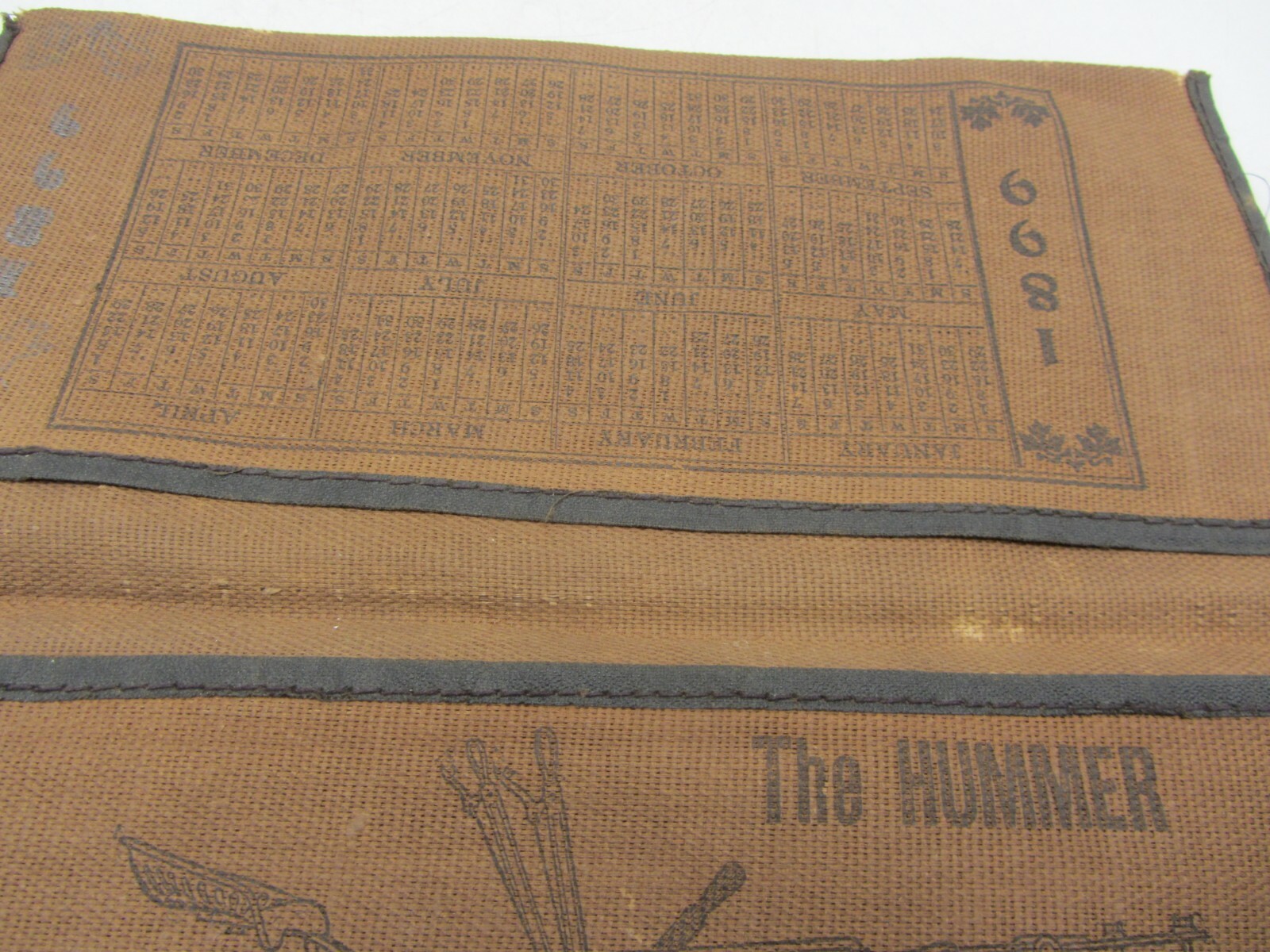 Vintage 1899 The Hummer Plow Folder Calendar Sattley Manufacturing Illinois