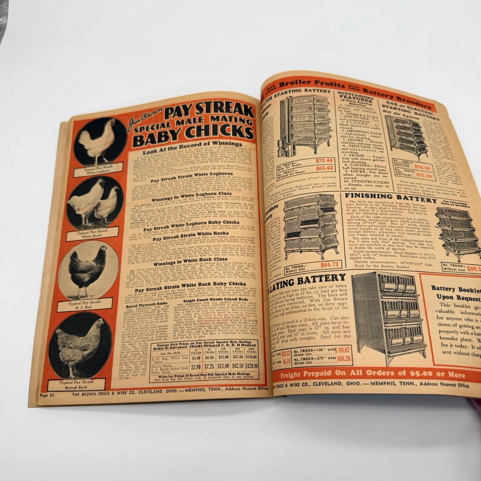 JIM BROWN&rsquo;S 1935 BARGAIN BOOK – THE BROWN FENCE & WIRE CO.- Catalog