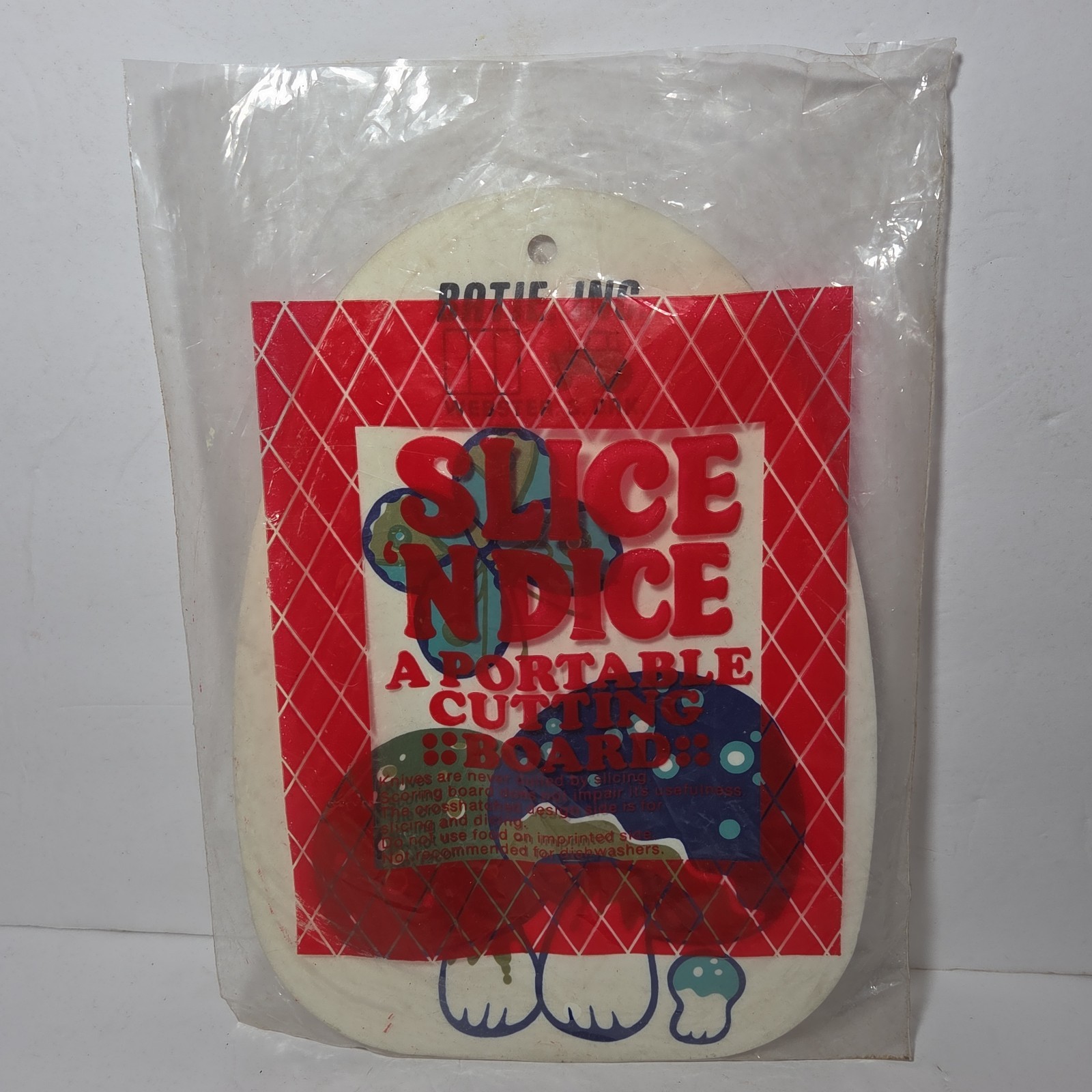 NOS Slice N’ Dice Cutting Board Advertising Batie, Inc. Webster, S. Dakota Vtg
