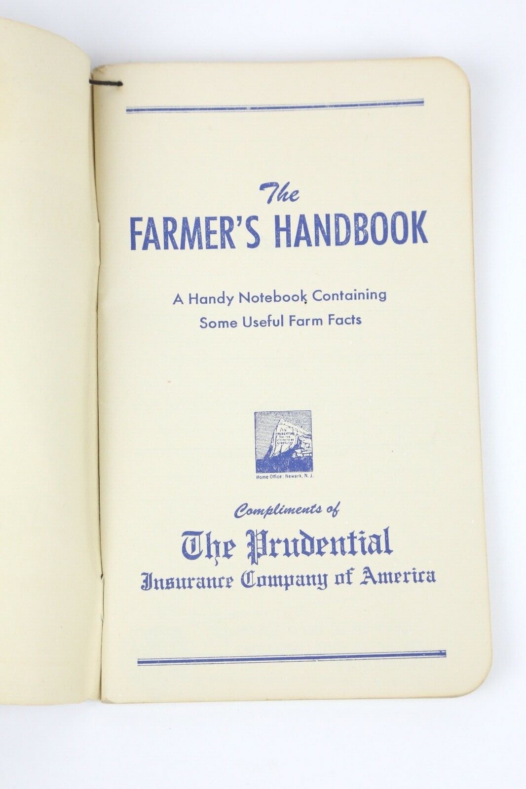 Vintage Farmers Hand Book Journal Ledger Stock Breeding Record notebook address