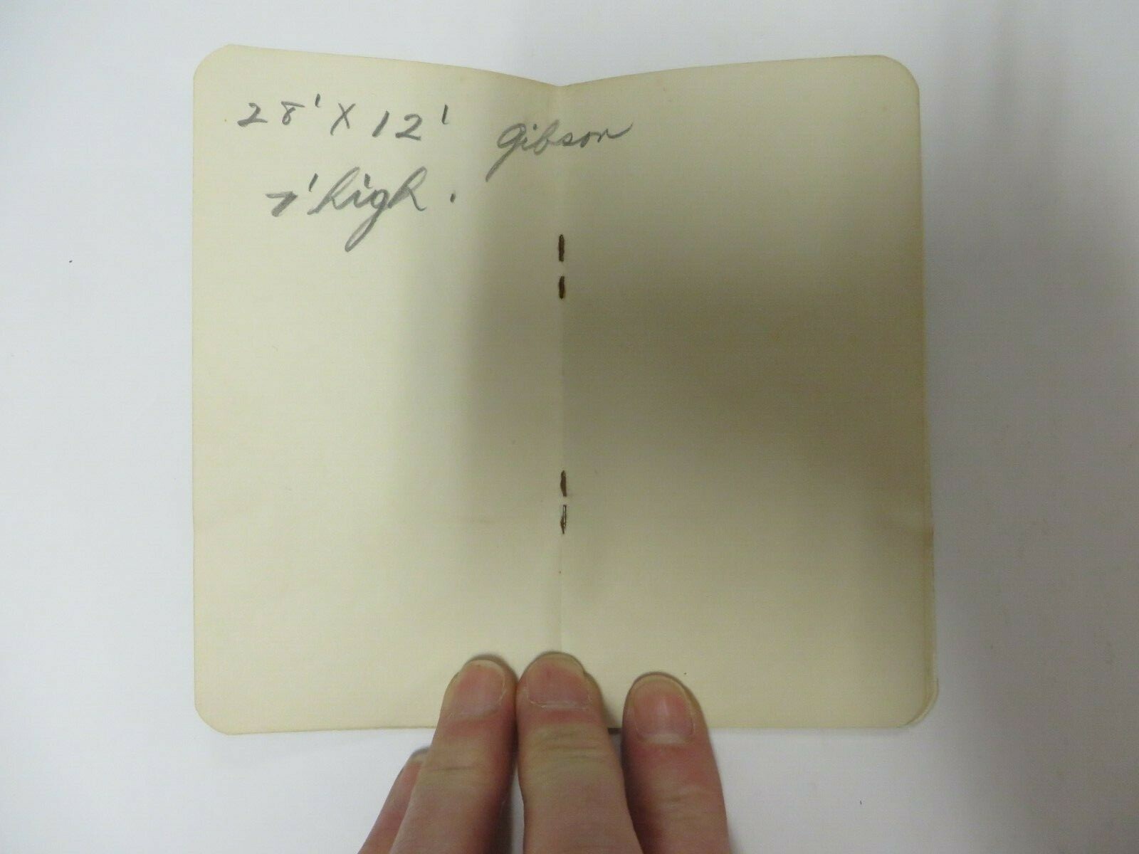 Vintage USS American Fence Notepad Osborne Lumber Co Osborne, Kansas Advertising