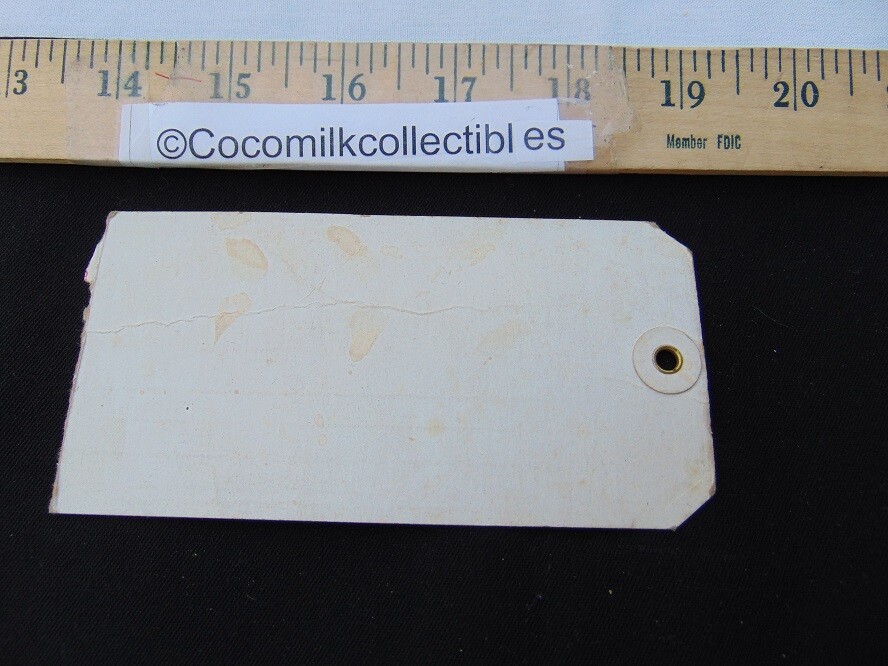 Vintage 1930&rsquo;s Cream Order Tag Clyde Creamery Inc Clyde NY To Hilton NY Straub