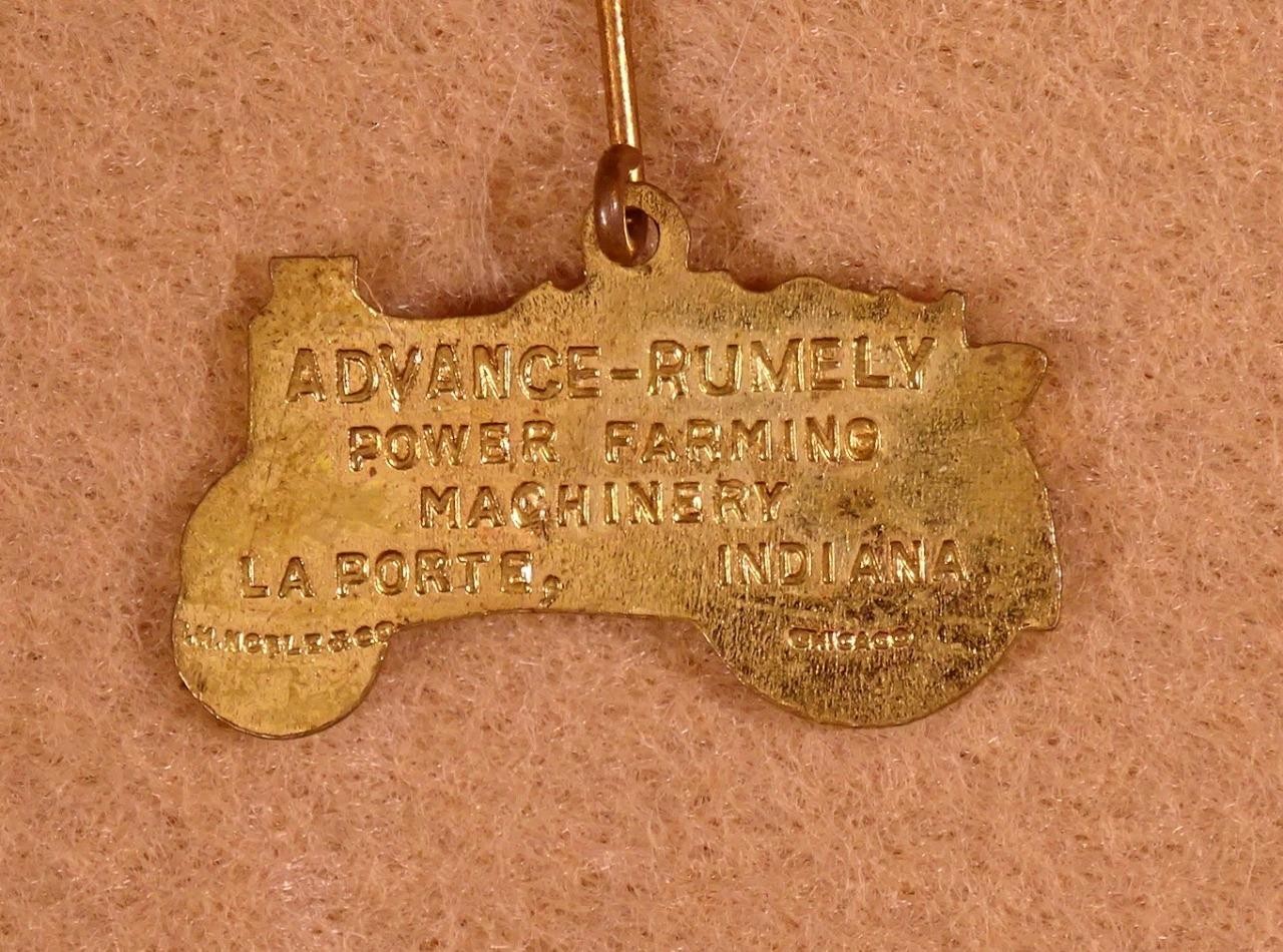 Advance-Rumely Power Farming Machinery La Porte IN Stick Pin sf1A7