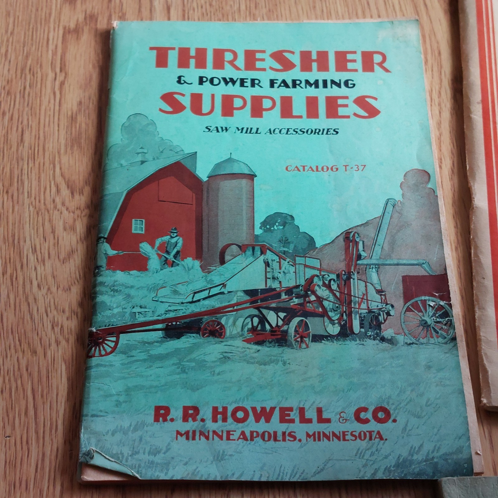 R R Howell & Co Saw Mill Machinery Thresher Power Farming Catalog Antique