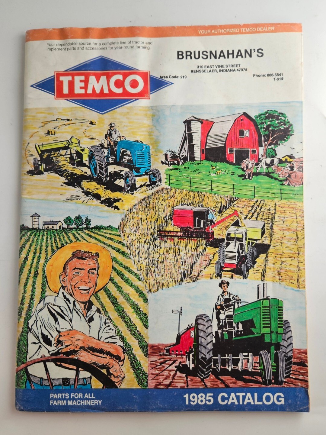 Temco 1985 Tractor Parts Catalog Brusnahans