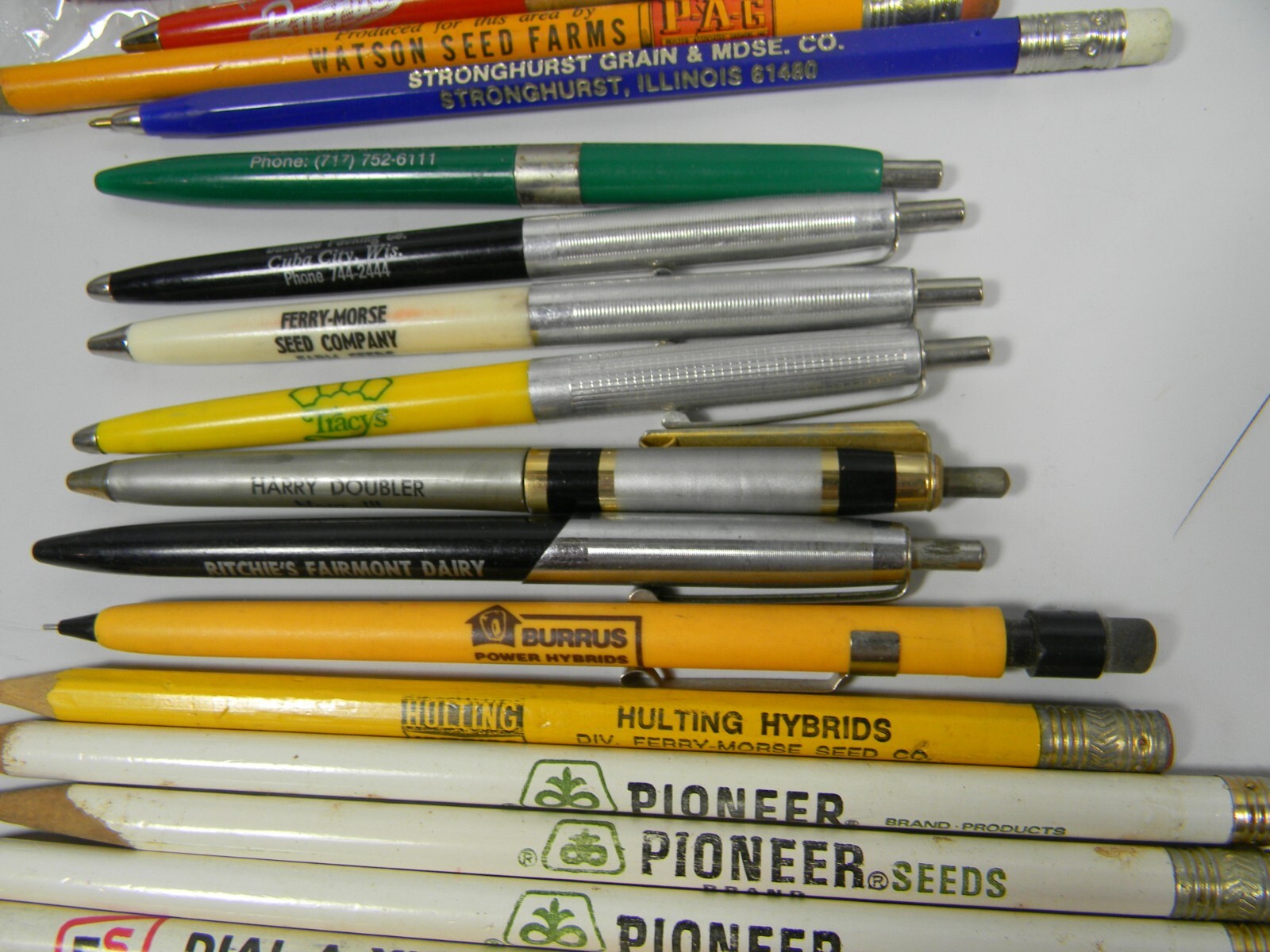 Farm Supply and Seed Company Advertising Pens and Pencils Lot of 40 – 5B