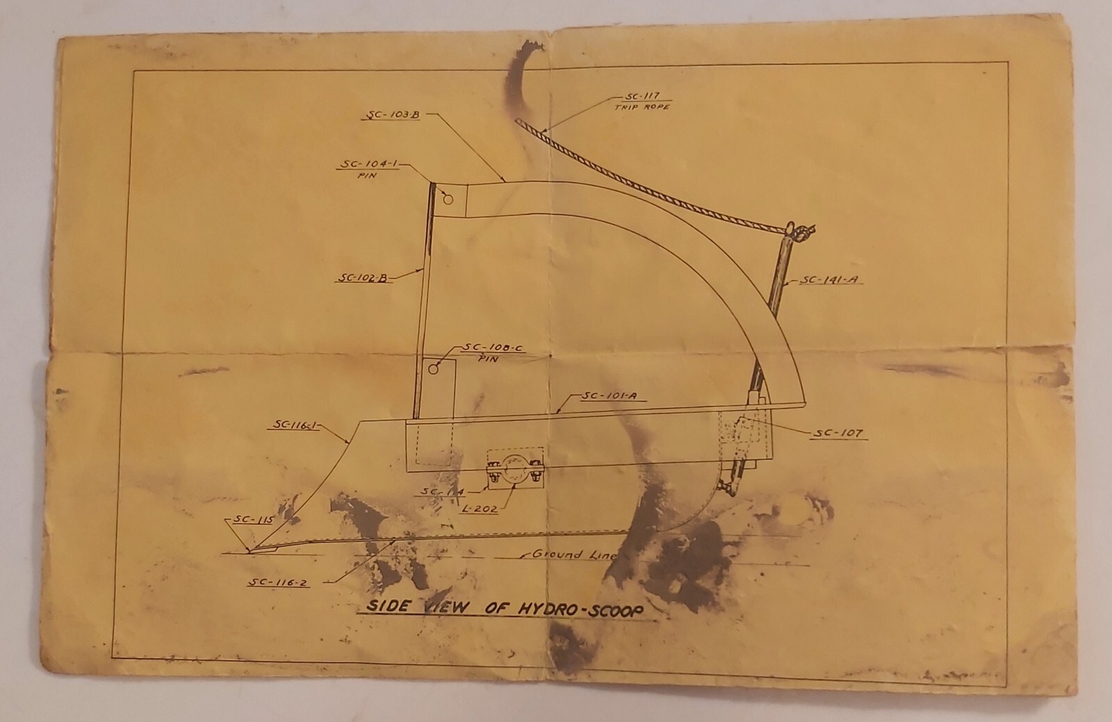RARE VTG « STOCKLAND HYDRO-SCOOP FOR FORD TRACTORS » REPAIR LIST (MINNEAPOLIS, MN)