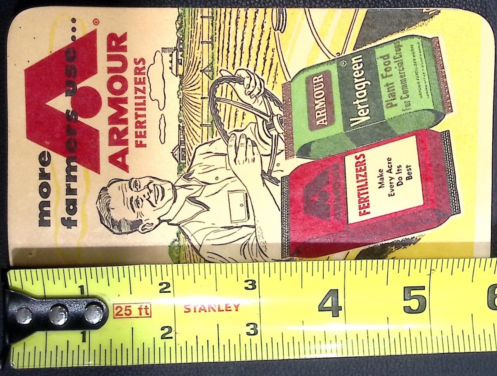 Vintage 1950s Armour Fertilizers Vertagreen Big Crop Advertising Memo Booklet